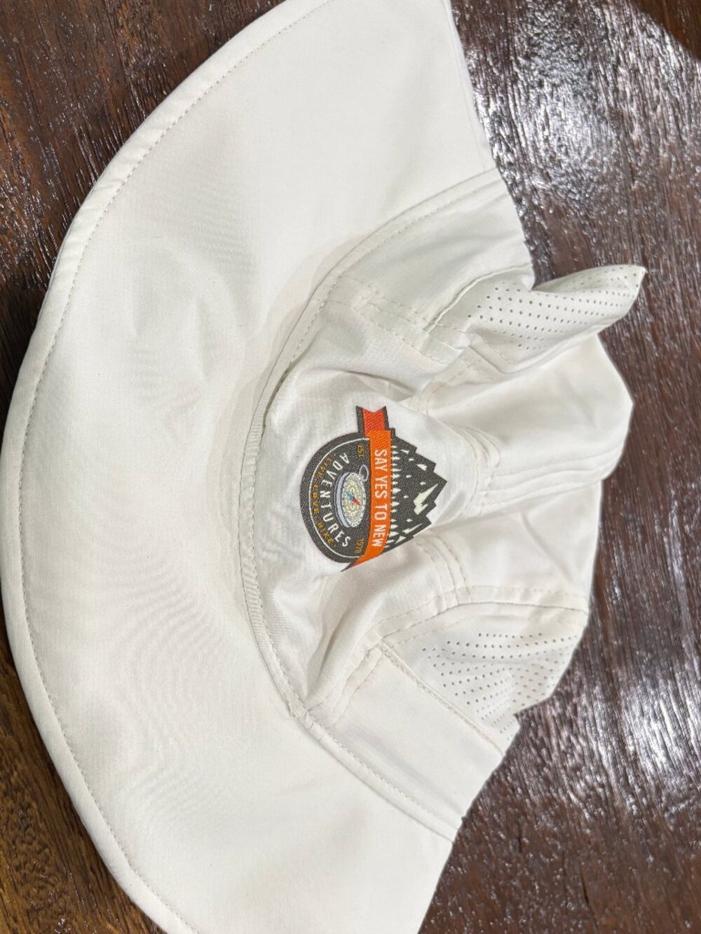 Say Yes to New Adventures Live Love Hike Floppy Sun Hat Tan Wicking NEW